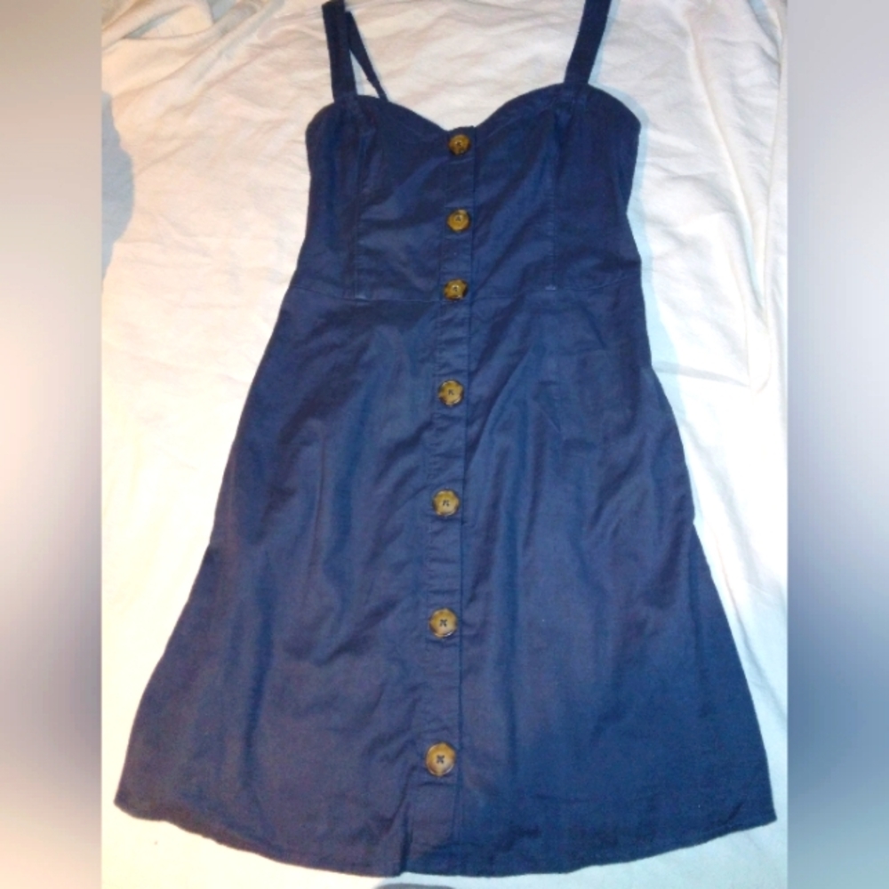 NWT Abercrombie & Fitch Navy Dress